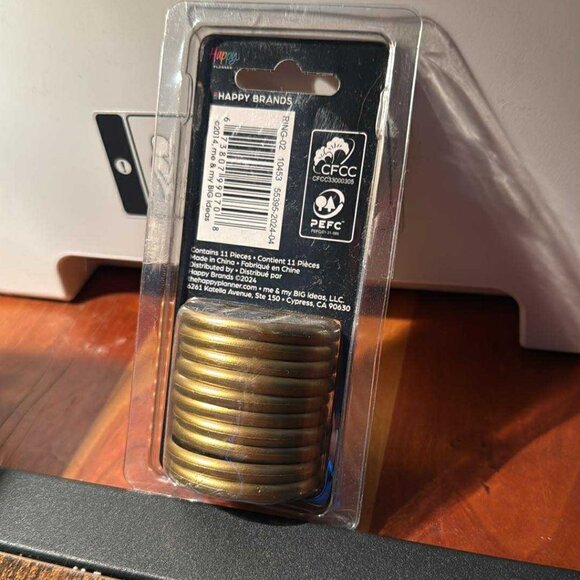 Happy Planner Expander Discs - BIG - GOLD NEW - Picture 2 of 2